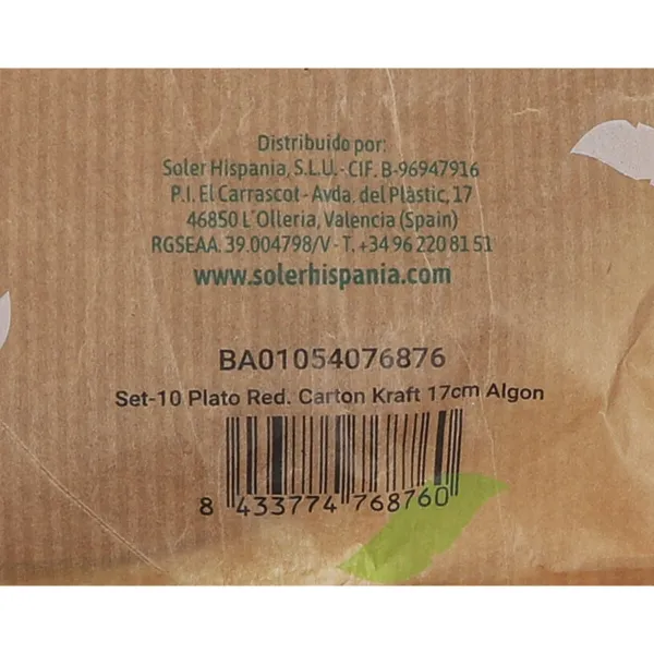 Lautassetti Algon 17 cm 10 Kappaletta (24 osaa)