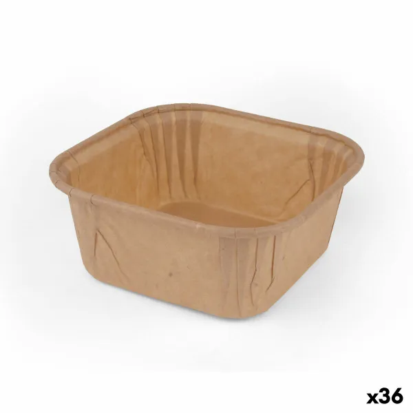 Tortų skardinių rinkinys Algon Popierius 6,5 x 6,5 x 3,5 cm 25 Dalys (36 Vienetai)