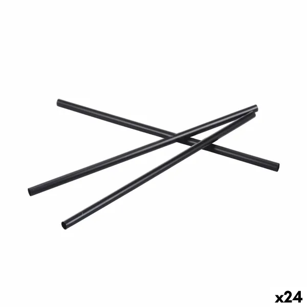 Многоразовая трубочка Algon Пластик 19,5 cm 8 mm 25 Предметы 24 штук