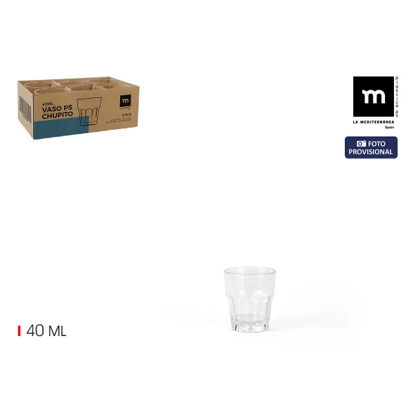 Stiklainis La Mediterránea (24 vnt.)