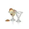 Ice Cream and Milk Shake Glass La Mediterránea (24 Units)