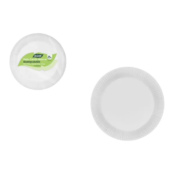 Plāksņu komplekts Algon 23 cm 25 Daudzums (18 gb.)