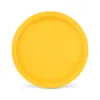 Plate set Algon Yellow 20 cm 10 Pieces (24 Units)