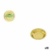 Plate set Algon Golden 450 ml 6 Pieces (18 Units)