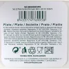 Plate set Algon Golden 18 cm 12 Pieces (18 Units)