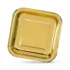 Plate set Algon Golden 26 cm 3 Pieces (18 Units)