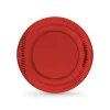 Plate set Algon Red 23 cm 10 Pieces (18 Units)