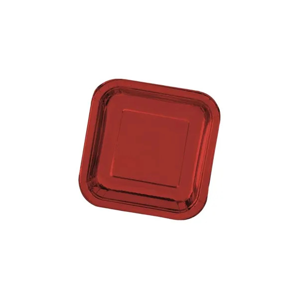 Plāksņu komplekts Algon Sarkans 26 cm 3 Daudzums (18 gb.)