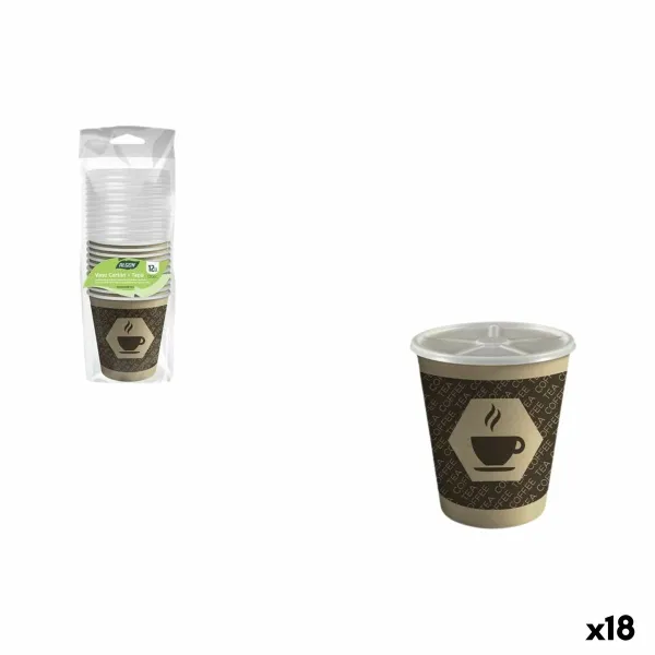 Glāžu komplekts Algon Brūns 120 ml 12 Daudzums (18 gb.)