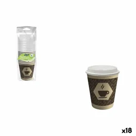 Lasisetti Algon Ruskea 120 ml 12 Kappaletta (18 osaa)