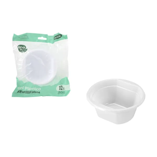 Alkuruokasetti Algon Muovinen 250 ml 12 x 12 x 5 cm 12 Kappaletta (24 osaa)