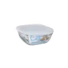 Lunch box Duralex White Transparent 610 ml (12 Units)
