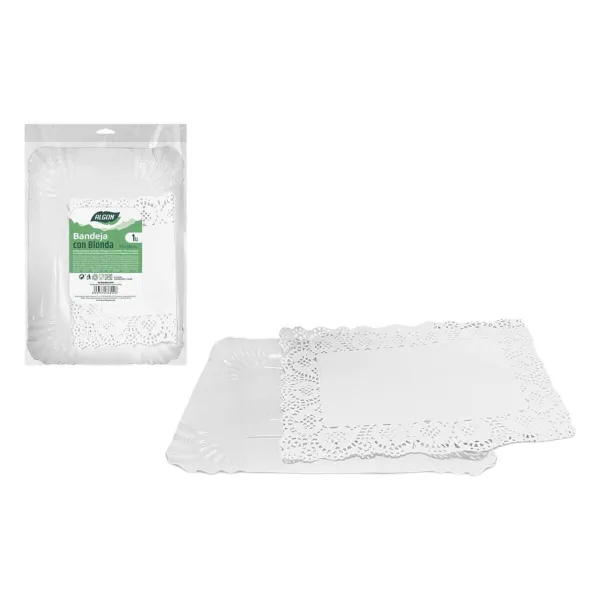 поднос для закусок Algon Прямоугольный 26 x 36 cm (30 штук)