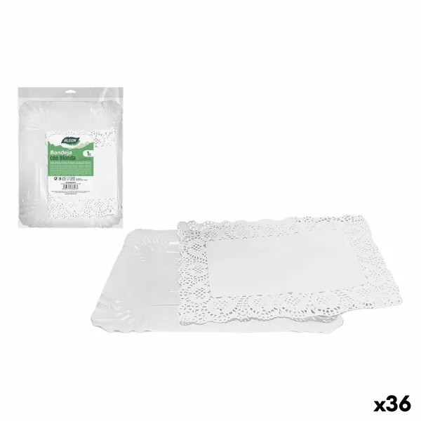 Uzkodu paplāte Algon Taisnstūra 32 x 39 x 1 cm 32 x 39 cm (36 Vienības)