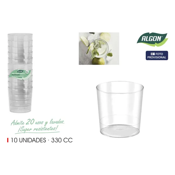 Набор стаканов Algon MOJITO 10 Предметы (12 штук)