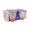 Lasisetti Duralex Picardie Pinkki 250 ml 4 Kappaletta (12 osaa)
