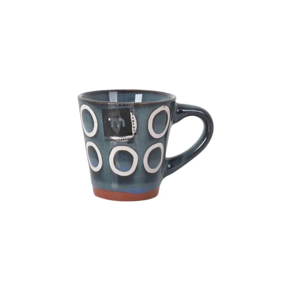 Puodelis La Mediterránea Almudena Mėlyna 90 ml (36 Vienetai)