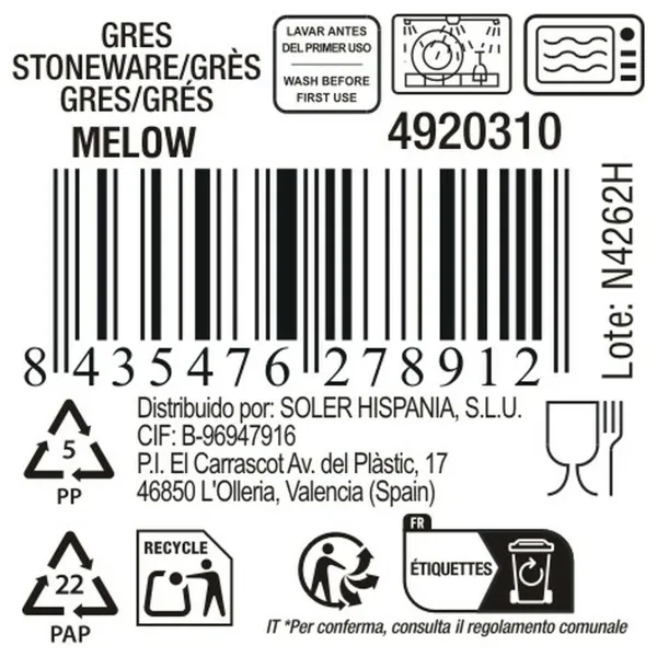 Cup La Mediterránea Melow 90 ml (36 Units)