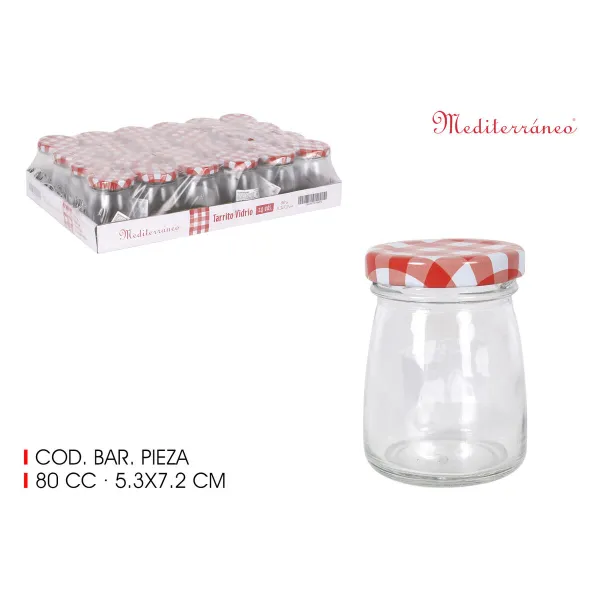 Stiklinis indas Mediterraneo 80 ml (72 Vienetai)