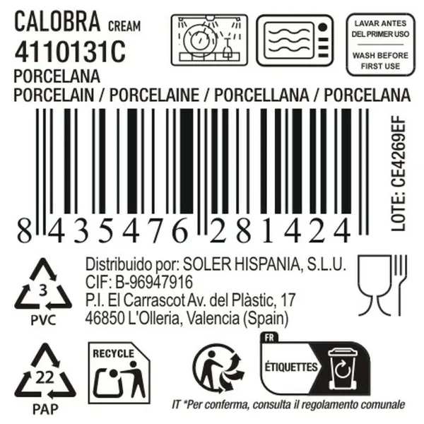 Muki La Mediterránea Calobra 220 ml (48 osaa)