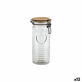 Glass Jar La Mediterránea ACACIA 1,3 L (12 Units)
