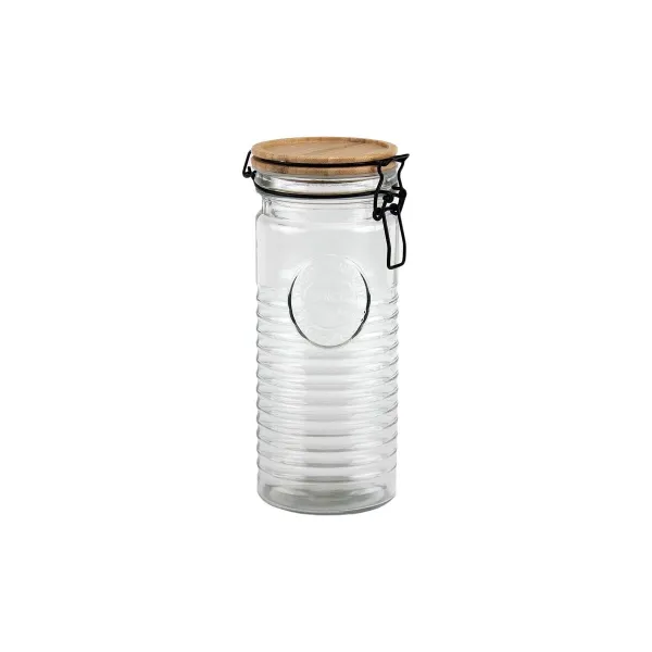Glass Jar La Mediterránea ACACIA 1,3 L (12 Units)