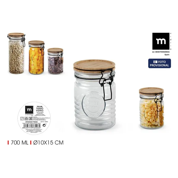 Стеклянная банка La Mediterránea ACACIA 0.7 L (12 штук)