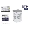 Tin Quttin COFFEE Metal 10,5 x 10,5 x 15 cm (12 Units)