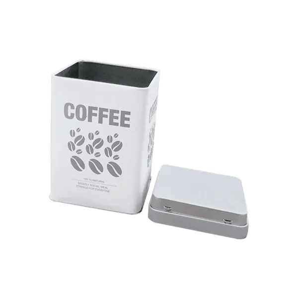 Металлическая Банка Quttin COFFEE Металл 10,5 x 10,5 x 15 cm (12 штук)