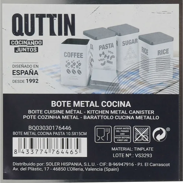 Tin Quttin PASTA (12 Units)