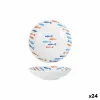 Deep Plate La Mediterránea Fish 21 x 5,3 cm (24 Units)