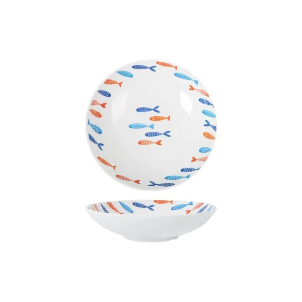 Dziļais šķīvis La Mediterránea Zivs 21 x 5,3 cm (24 gb.)