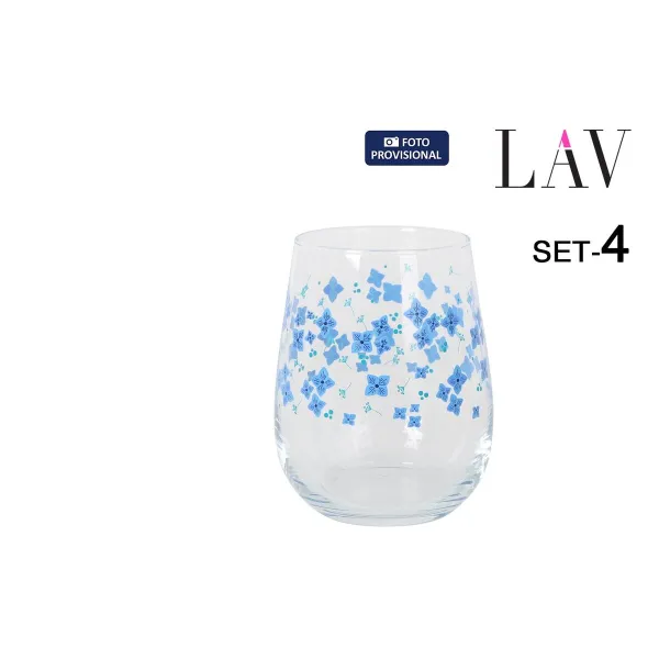 Stiklinių rinkinys LAV GAIA 4 Dalys (6 vnt.)