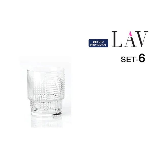Lasisetti LAV Helen 0,23 l 6 Kappaletta (8 osaa)