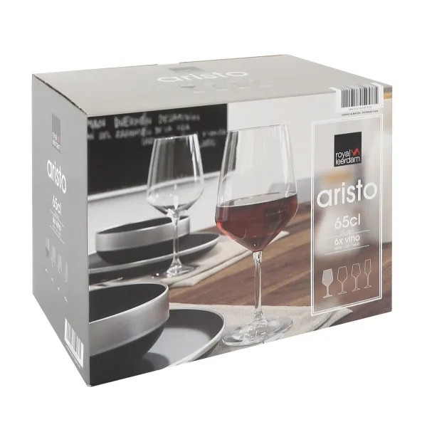 Viinilasisetti Inde Aristo 650 ml 6 Kappaletta