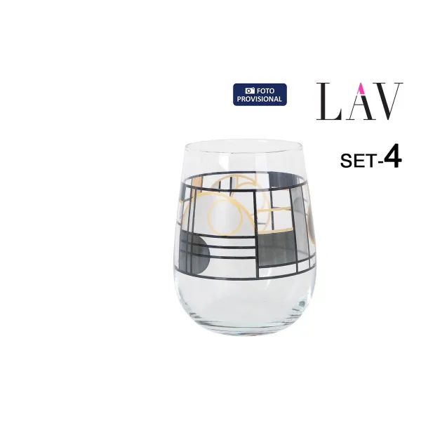 Lasisetti LAV GAIA 4 Kappaletta (6 osaa)
