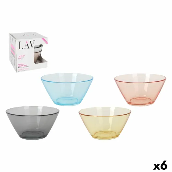 Чаш для Закусок LAV 345 ml ø 12 x 6,1 cm 4 Предметы (6 штук)