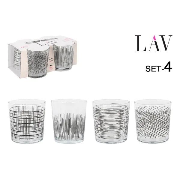 Beer Glass LAV BDG386UB4046 345 ml 4 Pieces (6 Units)