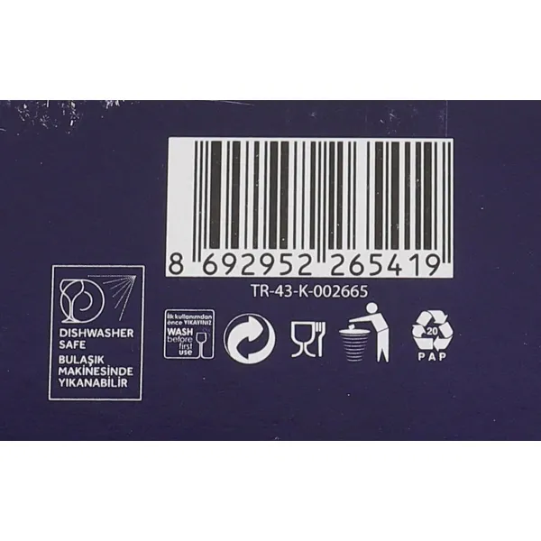 Set of glasses LAV Archie 0,37 L 6 Pieces (4 Units)