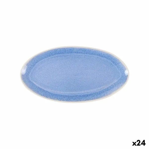 Serviravimo Lėkštė La Mediterránea Calobra Mėlyna 26,5 x 14 cm (24 vnt.)