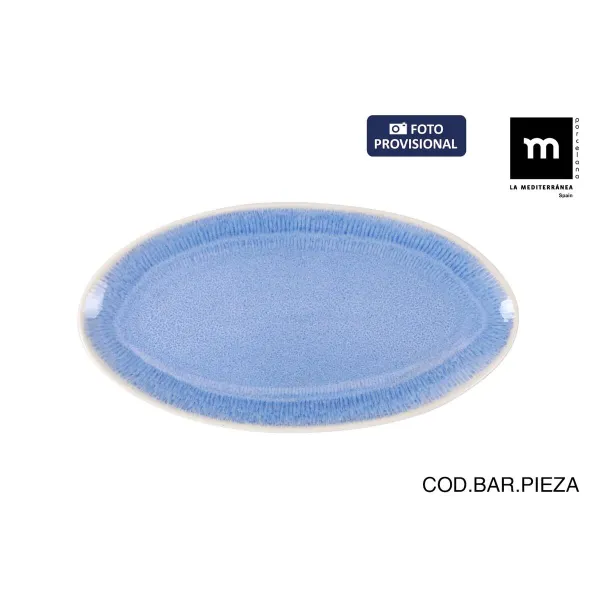 Serviravimo Lėkštė La Mediterránea Calobra Mėlyna 26,5 x 14 cm (24 vnt.)