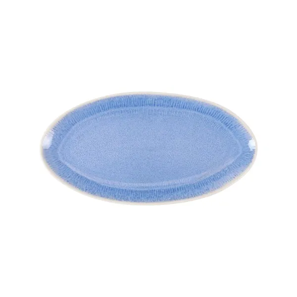 Serviravimo Lėkštė La Mediterránea Calobra Mėlyna 26,5 x 14 cm (24 vnt.)