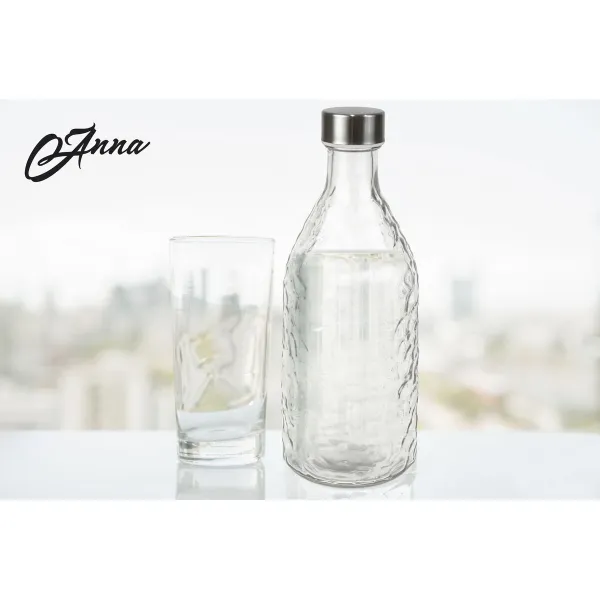 Стеклянная бутылка La Mediterránea Металл Cтекло 1 L (12 штук)