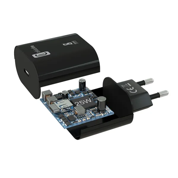 Cellularline - USB-C Super Fast Charger 25W (Designed for Samsung) (black)