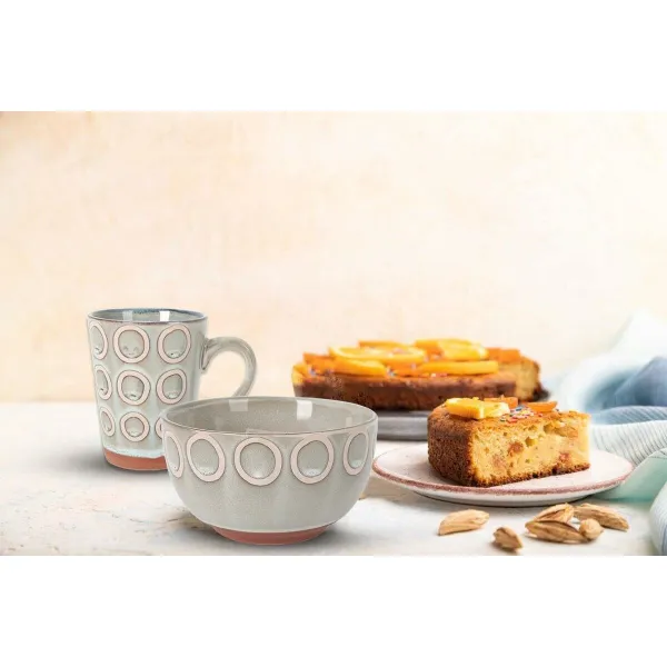 Кружка Mug La Mediterránea Almudena Серый 200 ml (36 штук)