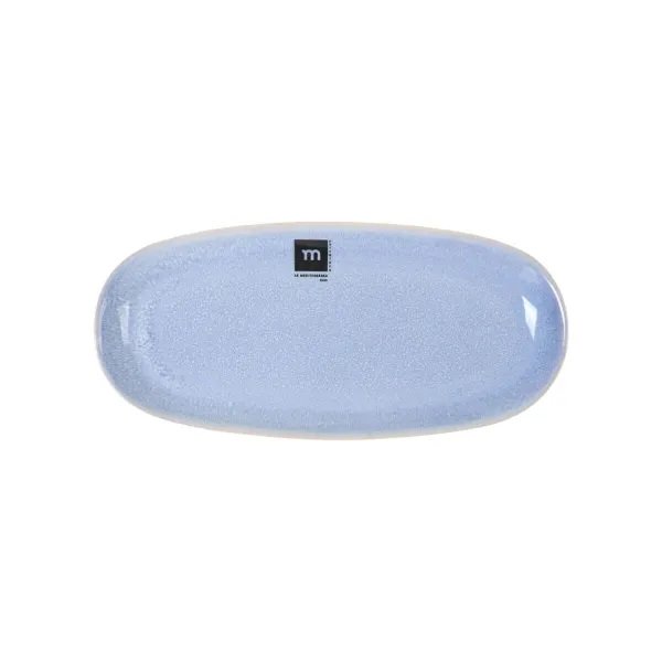 Поднос La Mediterránea Macarella blue Овальный 25 x 12 x 2,2 cm (24 штук)