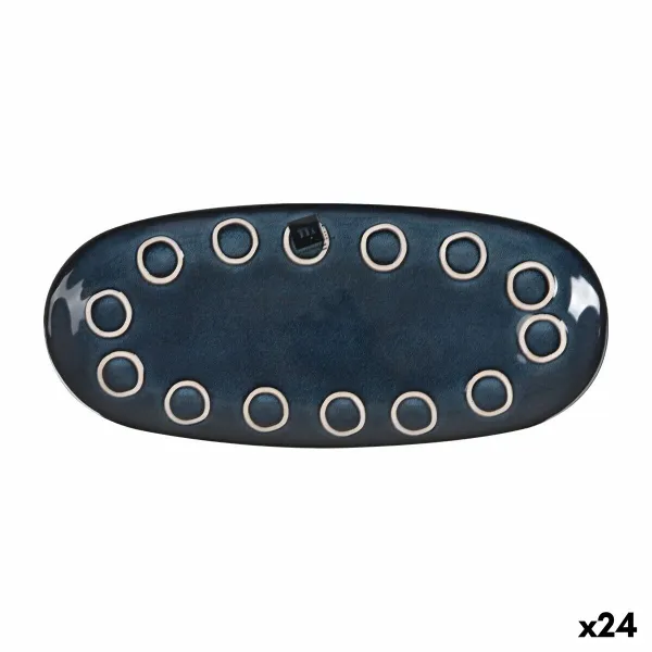 Поднос La Mediterránea Macarella blue Овальный 29 x 13,5 x 2,4 cm (24 штук)