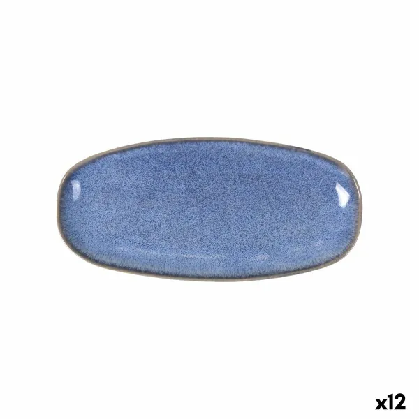 Поднос La Mediterránea Macarella blue Овальный 33 x 14,8 x 2,7 cm (12 штук)