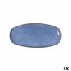 Vuoka La Mediterránea Macarella blue Ovaali 33 x 14,8 x 2,7 cm (12 osaa)
