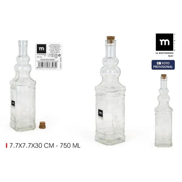 Стеклянная бутылка La Mediterránea Cтекло 750 ml (24 штук)